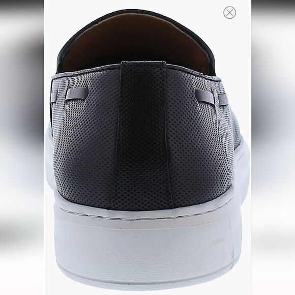 New Zanzara Somers Tassel Loafer (Men) hand-finished leather black 9.5 tassels - Picture 2 of 7